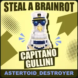 Capitano Gullini Secret [любая мутация] — Steal a Brainrot — Roblox, лот №214284