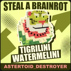 Tigrilini Watermelini Mythic [любая мутация] — Steal a Brai… — Roblox, лот №214351