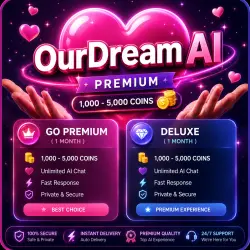 OurDream AI Premium | 1,000-5,000 coins | AI image and content generator