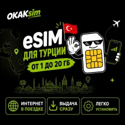 Turkey eSIM | Mobile Internet | 1 GB to 20 GB