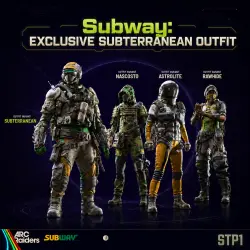 ARC Raiders x Subway Subterranean outfit Skin CODE