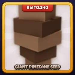 🎁 GIANT PINECONE SEED | Grow a Garden | ПОДАРКОМ | Семена Гигантской Шишки / Джайант Пайнкон Сид