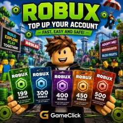 Roblox • Gift Card ‖ 199-800 Robux