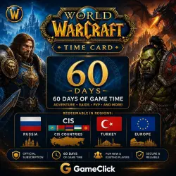 World of Warcraft ‖ Russia - CIS - Türkiye - Europe • Time Card 60 Days