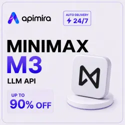 MiniMax M3 API | Balance Top-Up | ApiMira