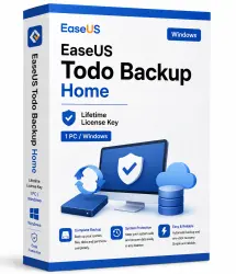EaseUS Todo Backup Home Lifetime License Key [1 PC / Windows]