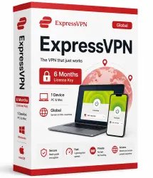 ExpressVPN 6 Months License Key [1 Device / PC & Mac] Global