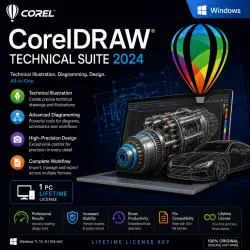 CorelDRAW Technical Suite 2024 Perpetual License Key [1 PC / Win]