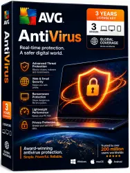 AVG Anti-Virus 3 Years License Key [3 Devices / Global]