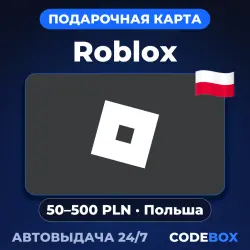 Roblox Gift Card PL (PLN) - подарочная карта, лот №207315