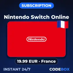 Nintendo Switch Online FR (EUR) - membership code
