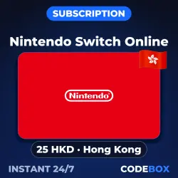 Nintendo Switch Online HK (HKD) - membership code