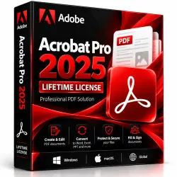 Adobe Acrobat Pro DC 2025 Professional | Perpetual License Key | Windows | Instant Delivery