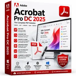 Adobe Acrobat Pro DC 2025 Professional | Perpetual License Key | Windows | Instant Delivery
