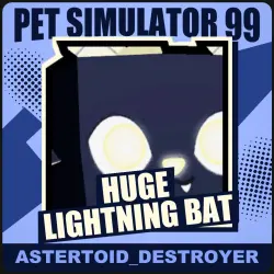 Huge Lightning Bat [Exclusive] — Pet Simulator 99