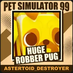 Huge Robber Pug [Exclusive] — Pet Simulator 99