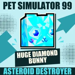 Huge Diamond Bunny [Exclusive] — Pet Simulator 99