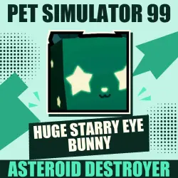 Huge Starry Eye Bunny [Exclusive] — Pet Simulator 99