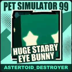 Huge Starry Eye Bunny [Exclusive] — Pet Simulator 99
