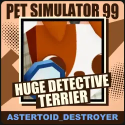 Huge Detective Terrier [Exclusive] — Pet Simulator 99