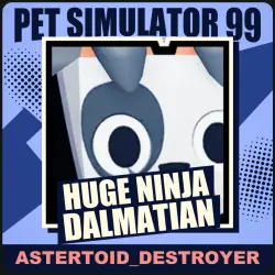 Huge Ninja Dalmatian [Exclusive] — Pet Simulator 99