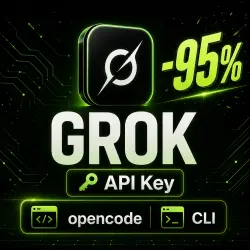 2M–1B API KEY | Grok 4.6 & 4.5 | OpenCode | Auto Delivery