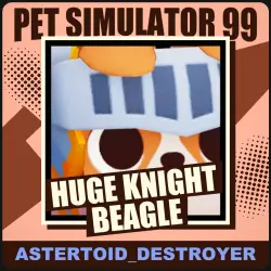 Huge Knight Beagle [Exclusive] — Pet Simulator 99