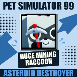 Huge Mining Raccoon [Exclusive] — Pet Simulator 99