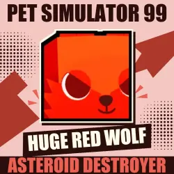 Huge Red Wolf [Exclusive] — Pet Simulator 99