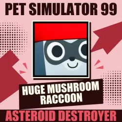 Huge Mushroom Raccoon [Exclusive] — Pet Simulator 99