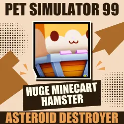 Huge Minecart Hamster [Exclusive] — Pet Simulator 99