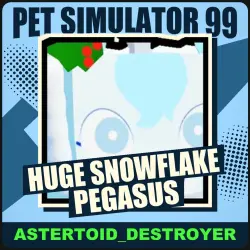 Huge Snowflake Pegasus [Exclusive] — Pet Simulator 99
