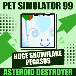 Huge Snowflake Pegasus [Exclusive] — Pet Simulator 99