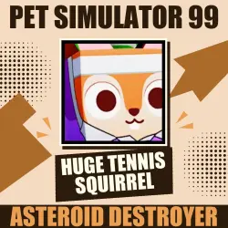 Huge Tennis Squirrel [Exclusive] — Pet Simulator 99