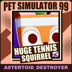 Huge Tennis Squirrel [Exclusive] — Pet Simulator 99