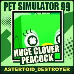 Huge Clover Peacock [Exclusive] — Pet Simulator 99