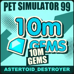 10m Gems — Pet Simulator 99