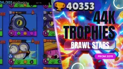 BRAWL STARS ACCOUNT 2019 | 40,353 TROPHIES | 104/105 BRAWLERS | PRESTIGE 5 | 3056 GEMS |