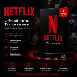 Netflix Premium – 1 Month Subscription