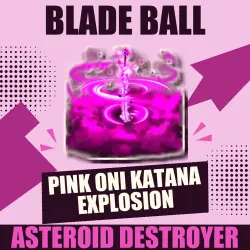 Pink Oni Katana Explosion [Legendary] — Blade Ball