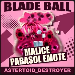 Malice Parasol Emote [Rare] — Blade Ball