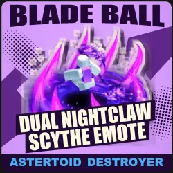 Dual Nightclaw Scythe Emote [Legendary] — Blade Ball
