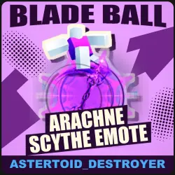 Arachne Scythe Emote [Rare] — Blade Ball