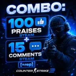 100 COMMENTS ON CS2 + 15 STEAM COMMENTS | TRUST FACTOR BOOST