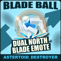 Dual North Blade Emote [Epic] — Blade Ball