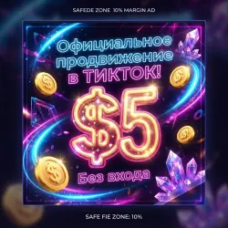 $5 Official TikTok Promotion