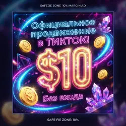 $10 Official TikTok Promotion