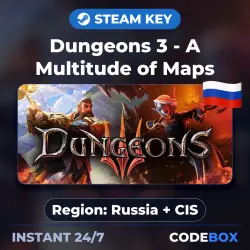 Dungeons 3 - A Multitude of Maps | Russia + CIS | STEAM KEY | INSTANT DELIVERY 24/7