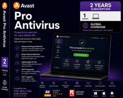 Avast Pro Antivirus 2 Years License Key [1 Device / Global]