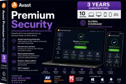 Avast Premium Security 3 Years License Key [10 Devices / Global]